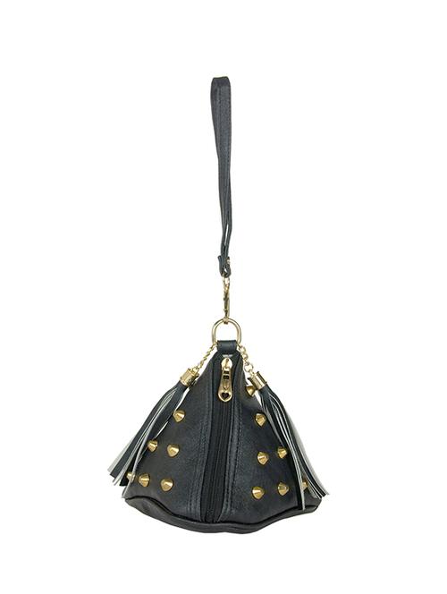 black leatherette clutch - 14481341 - Very Small Image - 1