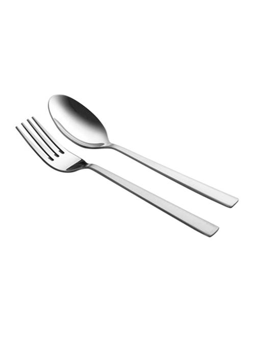shapes captain 12 pcs dinner spoon & 12 pcs dinner fork - 14481375 - Very Small Image - 1