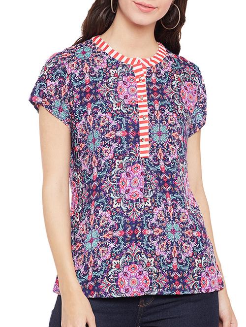 pink rayon top - 14482010 - Very Small Image - 1