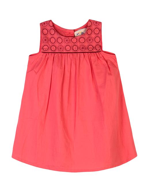 orange cotton frock - 14484887 - Very Small Image - 1