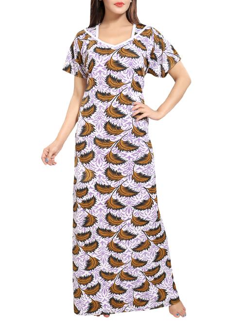 multi colored satin gown - 14486140 - Very Small Image - 1