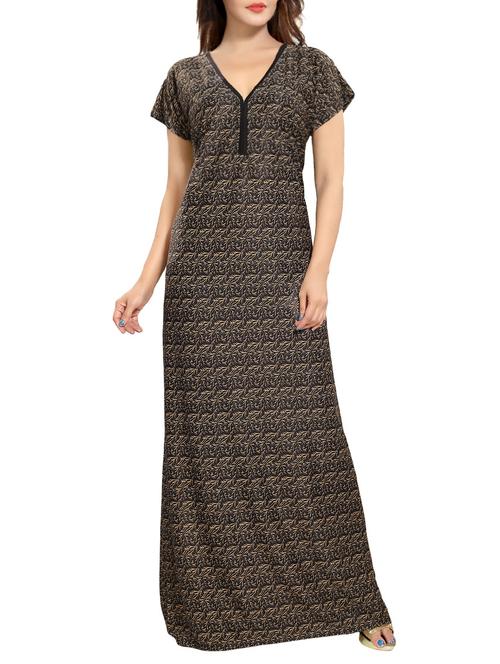 multi colored satin gown - 14486160 - Very Small Image - 1