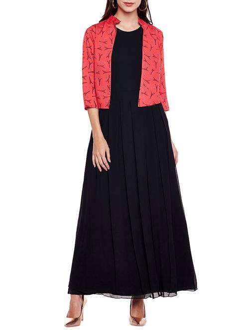 black polyester dress - 14488884 - Very Small Image - 1