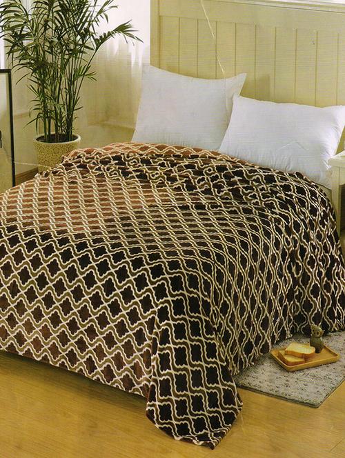 ethnic printed double bed ac blanket - 14490802 - Very Small Image - 1