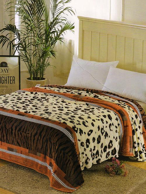 tiger printed double bed ac blanket - 14490812 - Very Small Image - 1