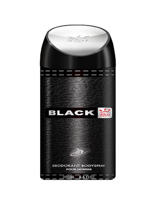 swiss perfumes black deo deodorant spray - for men - 14490911 - Very Small Image - 1