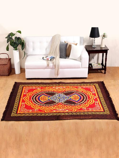 brown printed carpet by welhouse india - 14491621 - Very Small Image - 1