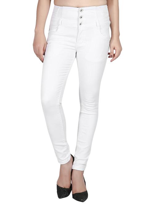solid white denim jean - 14491849 - Very Small Image - 1