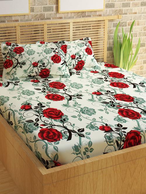 double bedsheet with fleece blanket - 14492106 - Very Small Image - 1