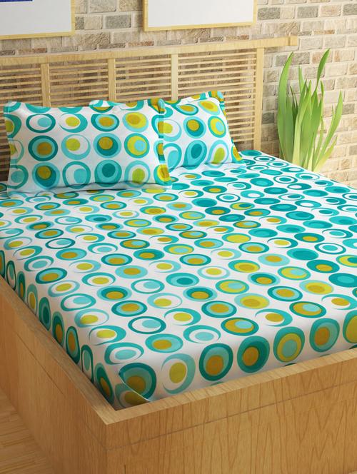 double bedsheet with fleece blanket - 14492124 - Very Small Image - 1