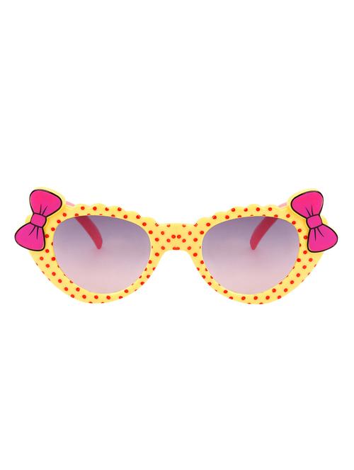 abner printed yellow polycarbonate sunglass - 14492259 - Very Small Image - 1