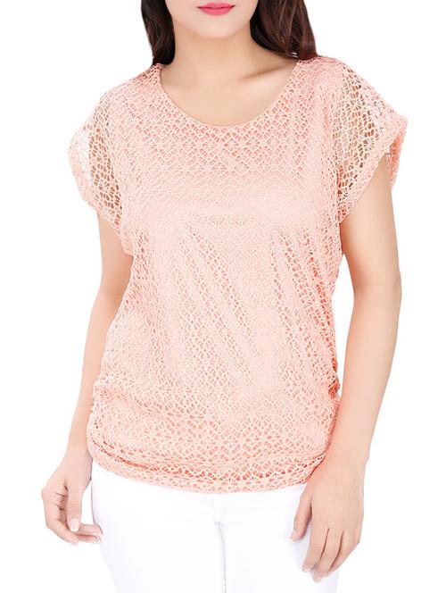 pink net solid top - 14493088 - Very Small Image - 1