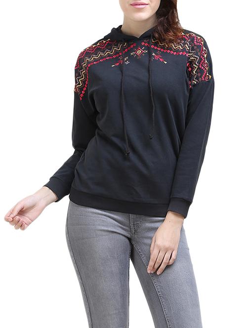dark blue hooded sweatshirt - 14495145 - Very Small Image - 1