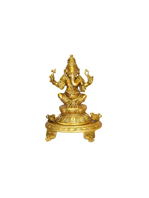 religious god statue of ganesh handicrafts product - 14496037 - Very Small Image - 1