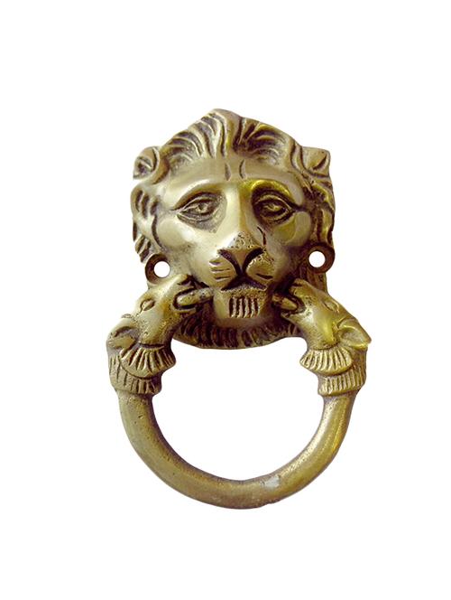 lion face door knocker handicrafts product - 14496156 - Very Small Image - 1