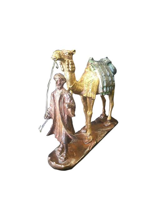 decorative showpiece of man with camel handicrafts product - 14496269 - Very Small Image - 1