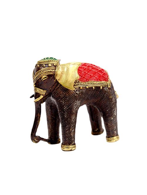 decorative bastar art elephant handicrafts product - 14496343 - Very Small Image - 1