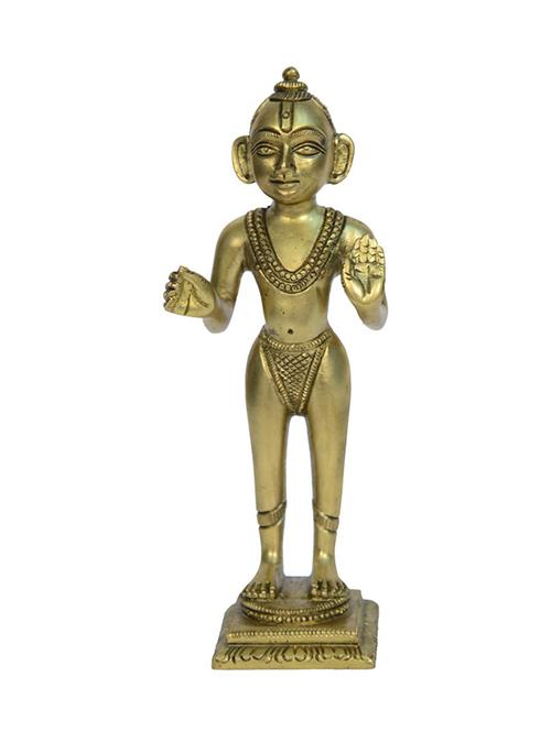 unique brass religious small bal kant(shajanand swami)statue handicrafts product - 14496390 - Very Small Image - 1