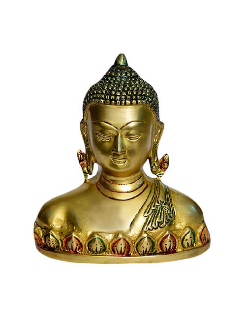 decorative brass statue of gautam buddha handicrafts product - 14496538 - Very Small Image - 1