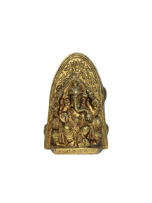 decorative brass god idol of ganesh handicrafts product - 14496598 - Very Small Image - 1