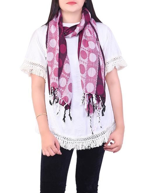 pink wool stole - 14496732 - Very Small Image - 1