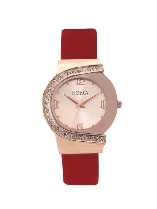 horra pb817flrg11 reina rose gold dial analog watches for women - 14499196 - Very Small Image - 1