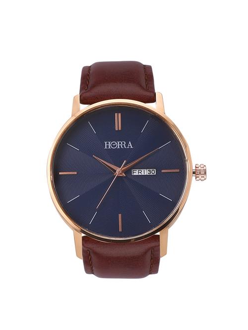horra pb817mlbl55 classik series blue dial analog watches for men - 14499232 - Very Small Image - 1