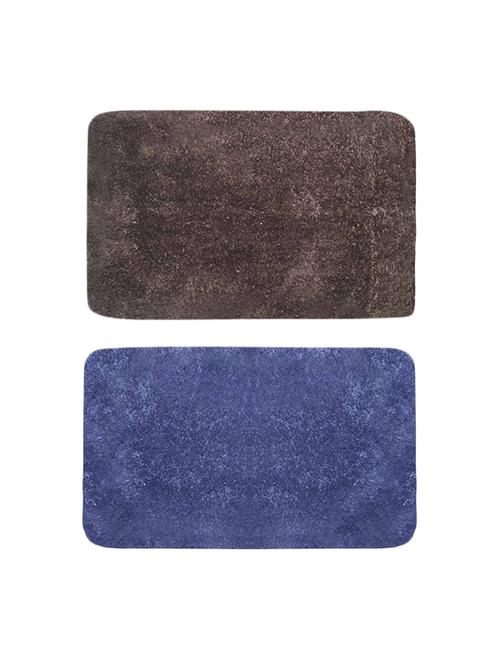 micro fiber plush bath mat with super soft feel & rubber backing - 14499780 - Very Small Image - 1