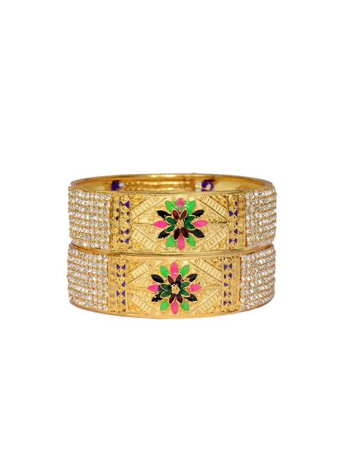 multi colored metal bangle - 14501070 - Very Small Image - 1