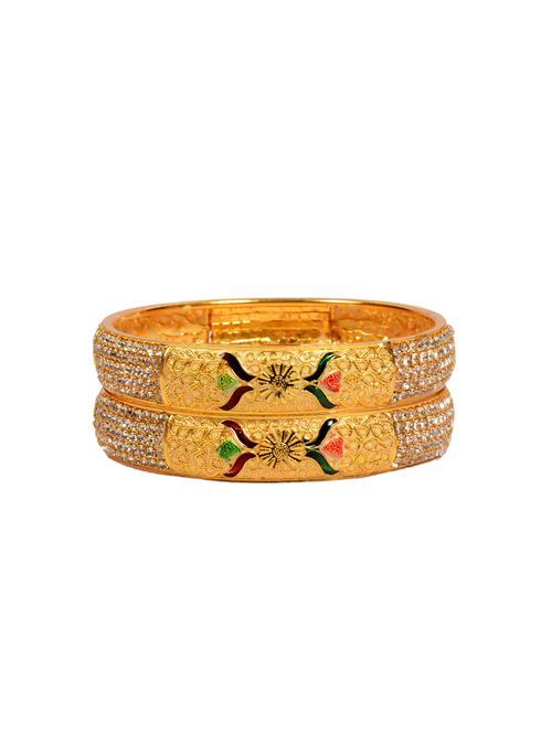 multi colored metal bangle - 14501076 - Very Small Image - 1