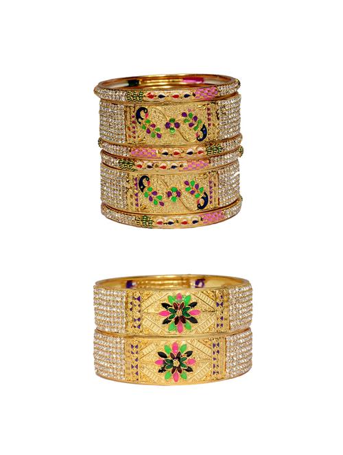 multi colored metal bangle - 14501098 - Very Small Image - 1