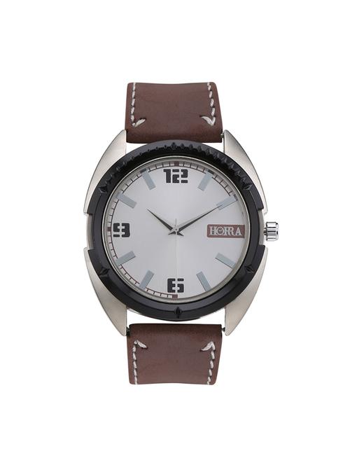 horra hr717mls84 eco series silver dial analog watches for men - 14503160 - Very Small Image - 1