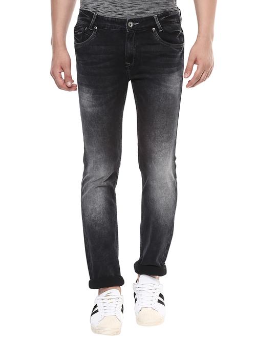 black heavy washed jeans - 14504587 - Very Small Image - 1