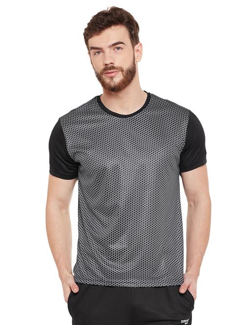 black polyester t-shirt - 14505898 - Very Small Image - 1