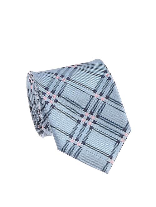 light blue micro silk fabric tie with cuff link and pocket square - 14506804 - Very Small Image - 1