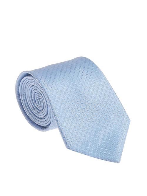 light blue micro silk fabric tie with cuff link and pocket square - 14506820 - Very Small Image - 1