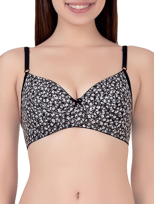 black floral bra - 14515313 - Very Small Image - 1