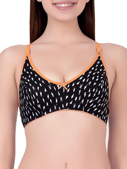 black printed t-shirt bra - 14515315 - Very Small Image - 1