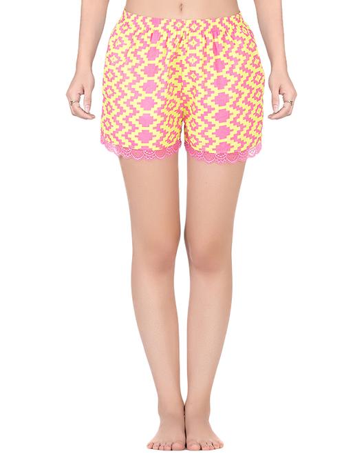 yellow cotton short - 14515406 - Very Small Image - 1