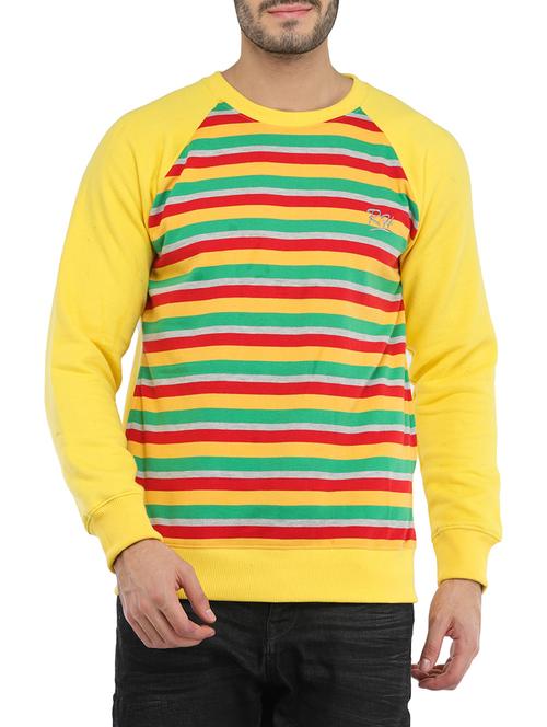 yellow cotton sweatshirt - 14515601 - Very Small Image - 1