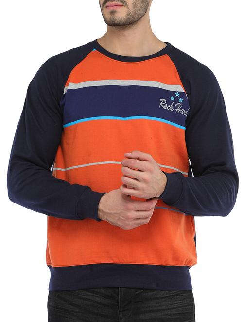 orange cotton raglan sweatshirt - 14515606 - Very Small Image - 1