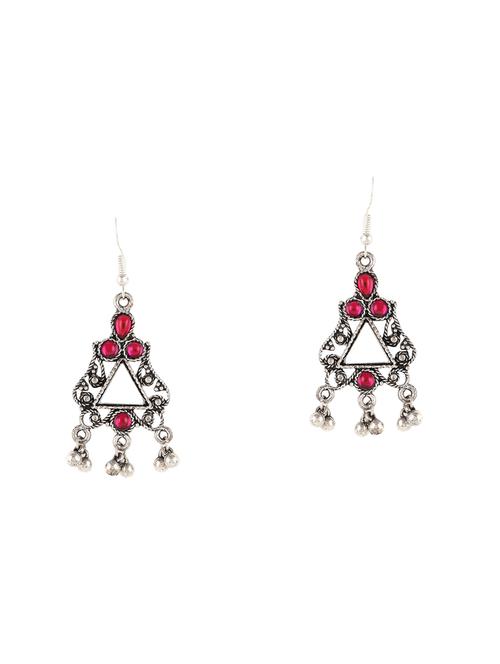 silver tone drop earrings - 14515948 - Very Small Image - 1