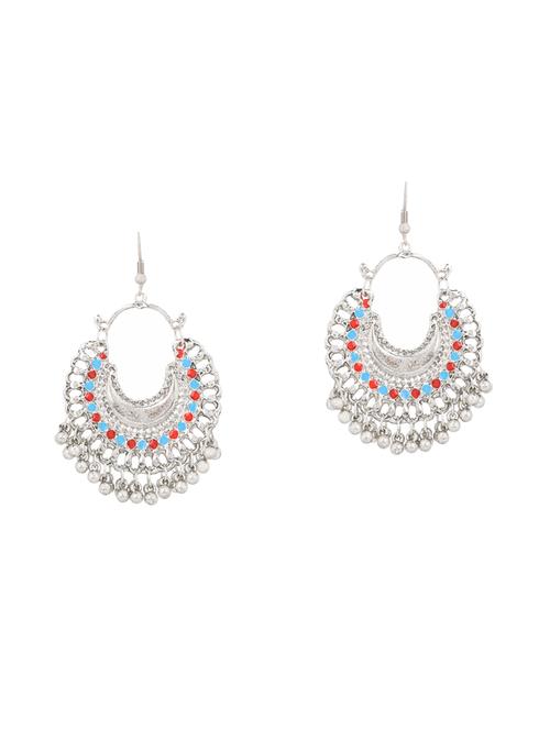 multi colored metal chandelier earrings - 14516384 - Very Small Image - 1