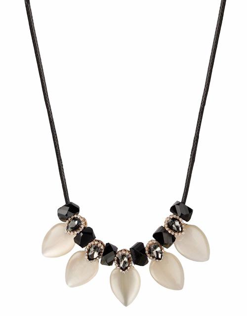 black metal long necklace - 14516416 - Very Small Image - 1