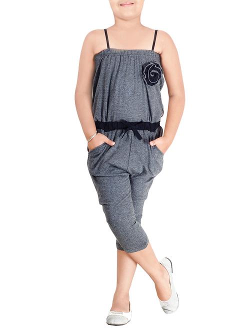 grey cotton jumpsuit - 14518287 - Very Small Image - 1