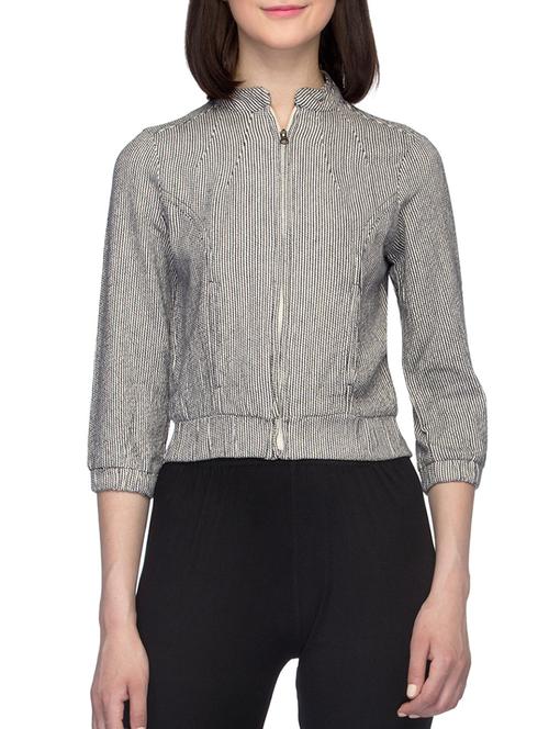 grey cotton summer jacket - 14518657 - Very Small Image - 1