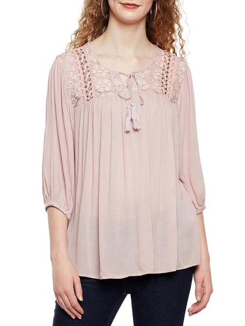 pink viscose top - 14518704 - Very Small Image - 1