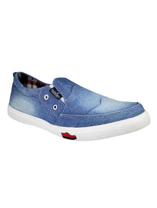 blue denim casual slipon - 14520487 - Very Small Image - 1