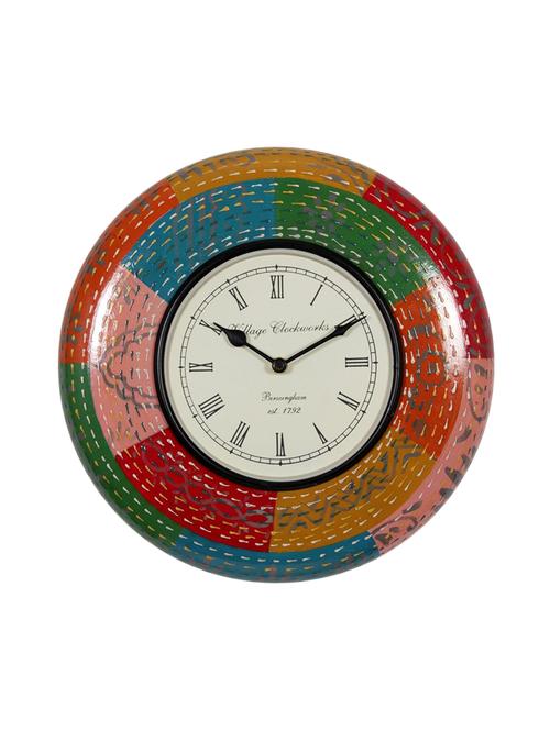 traditional rajasthani analog wall clock - 14521014 - Very Small Image - 1