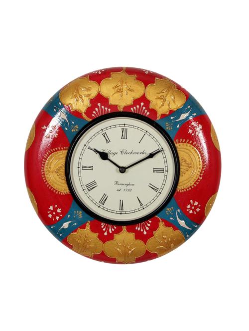 traditional rajasthani analog wall clock - 14521015 - Very Small Image - 1